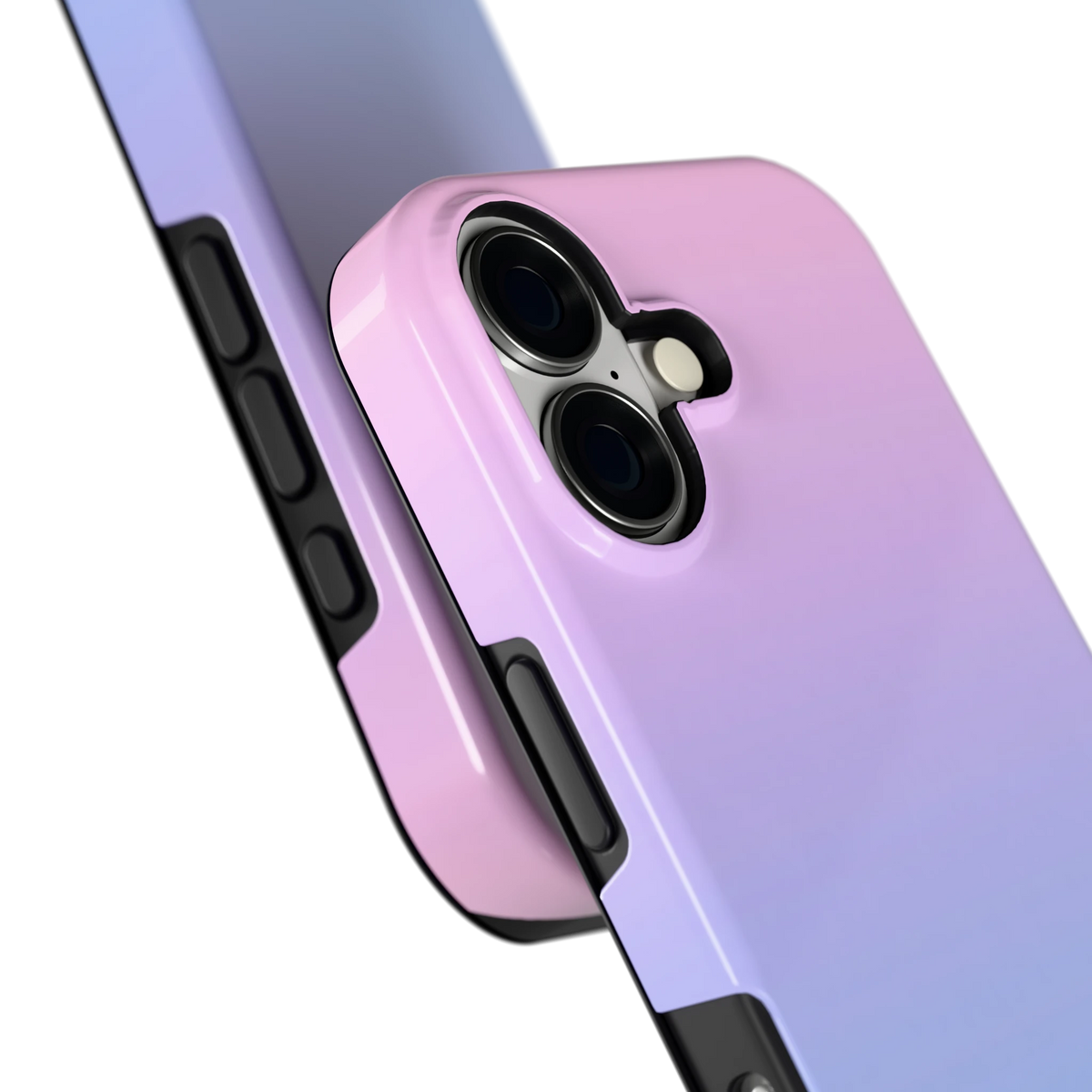 Suikerspinlucht hoesje voor iPhone 17, close-up