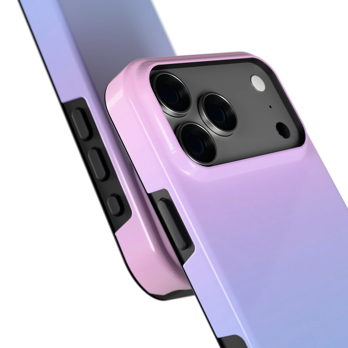 Suikerspinlucht hoesje voor iPhone 18 Pro Max, close-up
