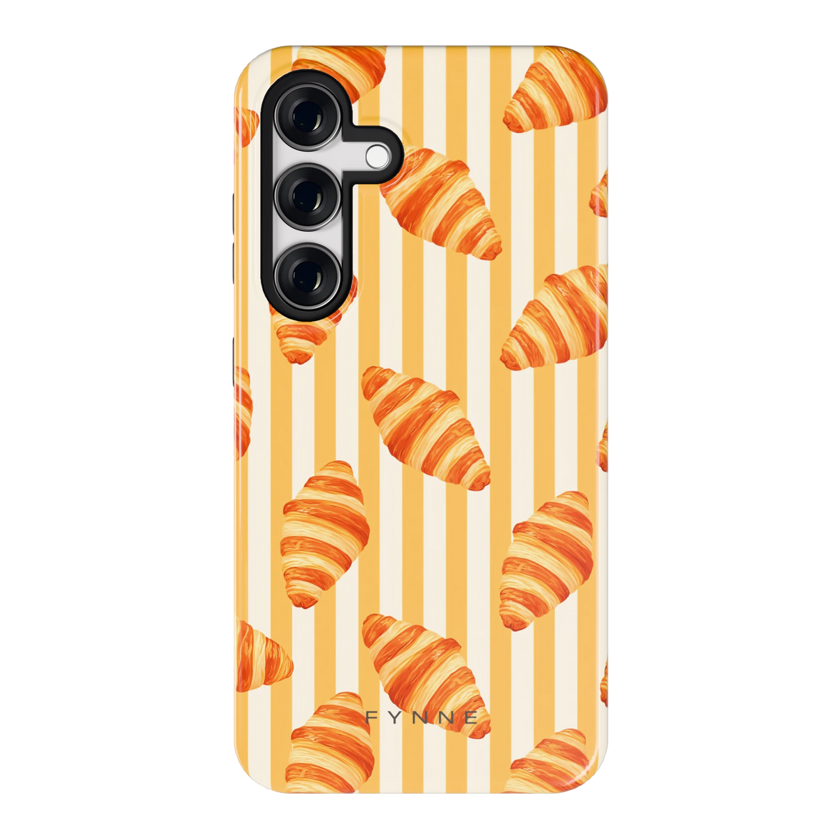 Croissant Strepen hoesje voor Galaxy S24, achterkant