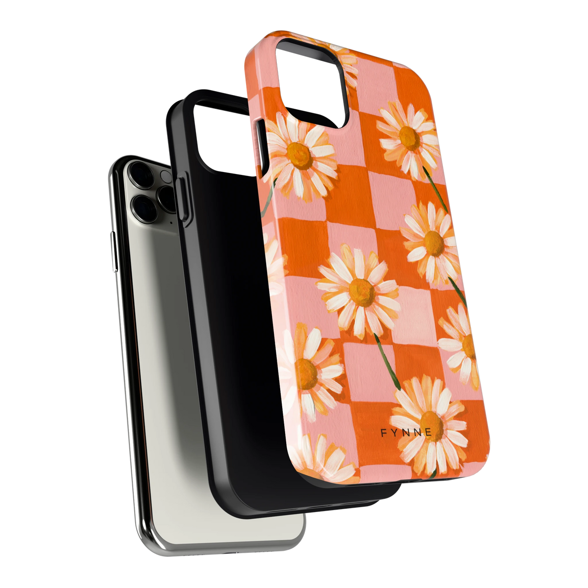 Madelieven op Dambord hoesje voor iPhone 11 Pro Max, los van de telefoon