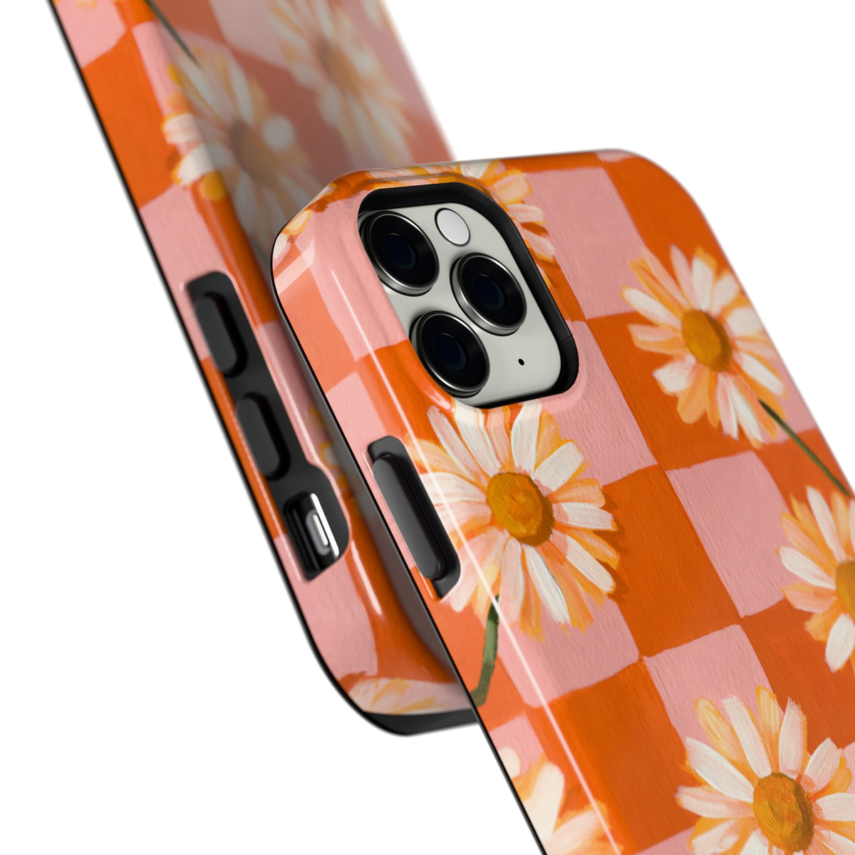 Madelieven op Dambord hoesje voor iPhone 11 Pro Max, close-up