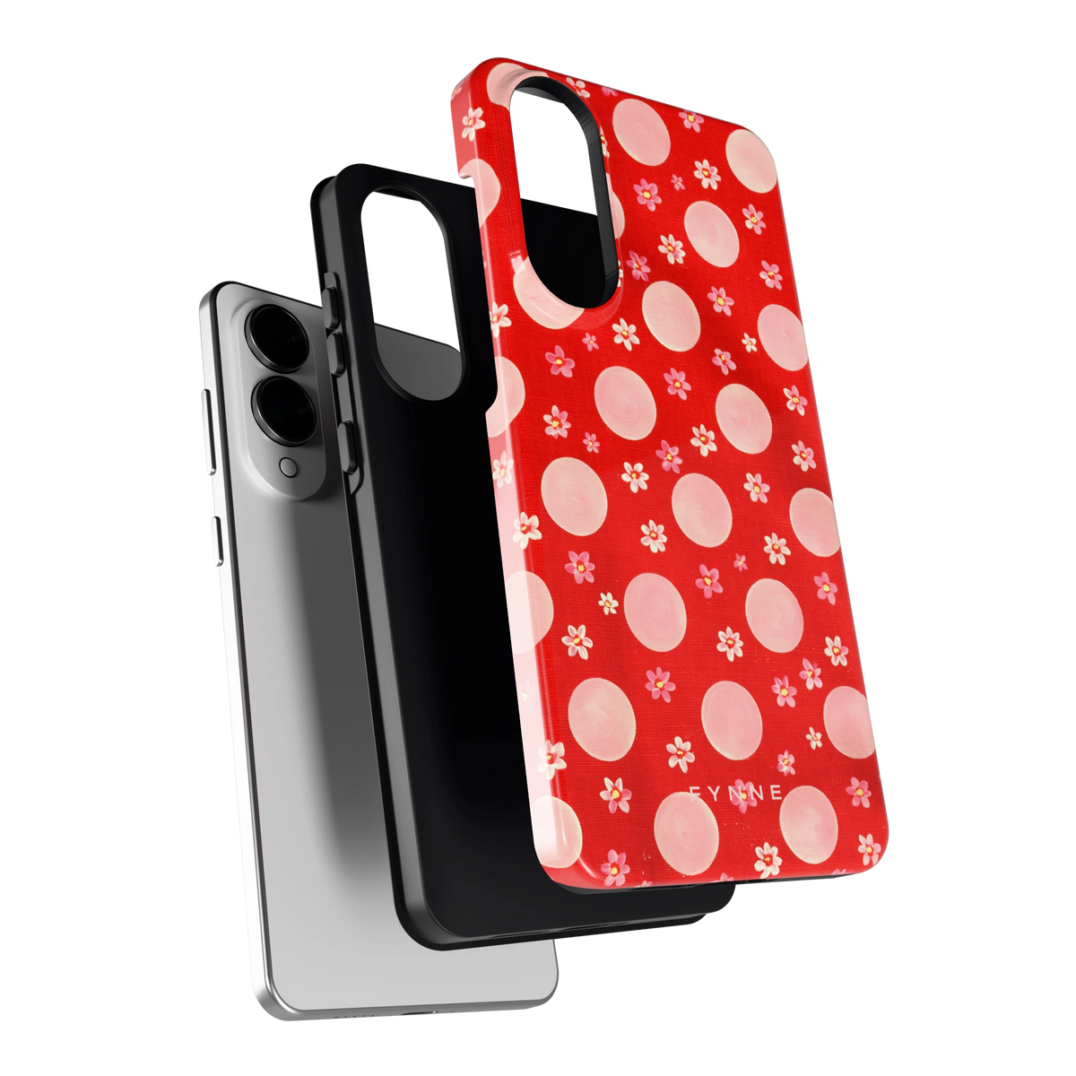 Madeliefjes en Stippen hoesje voor Galaxy S25 Edge, los van de telefoon