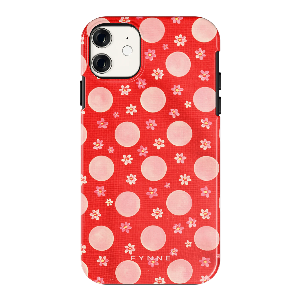 Madeliefjes en Stippen hoesje voor iPhone 11, achterkant