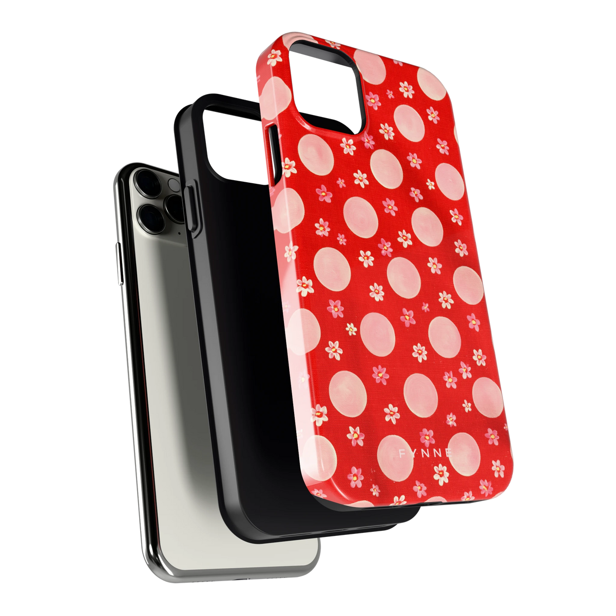 Madeliefjes en Stippen hoesje voor iPhone 11 Pro Max, los van de telefoon