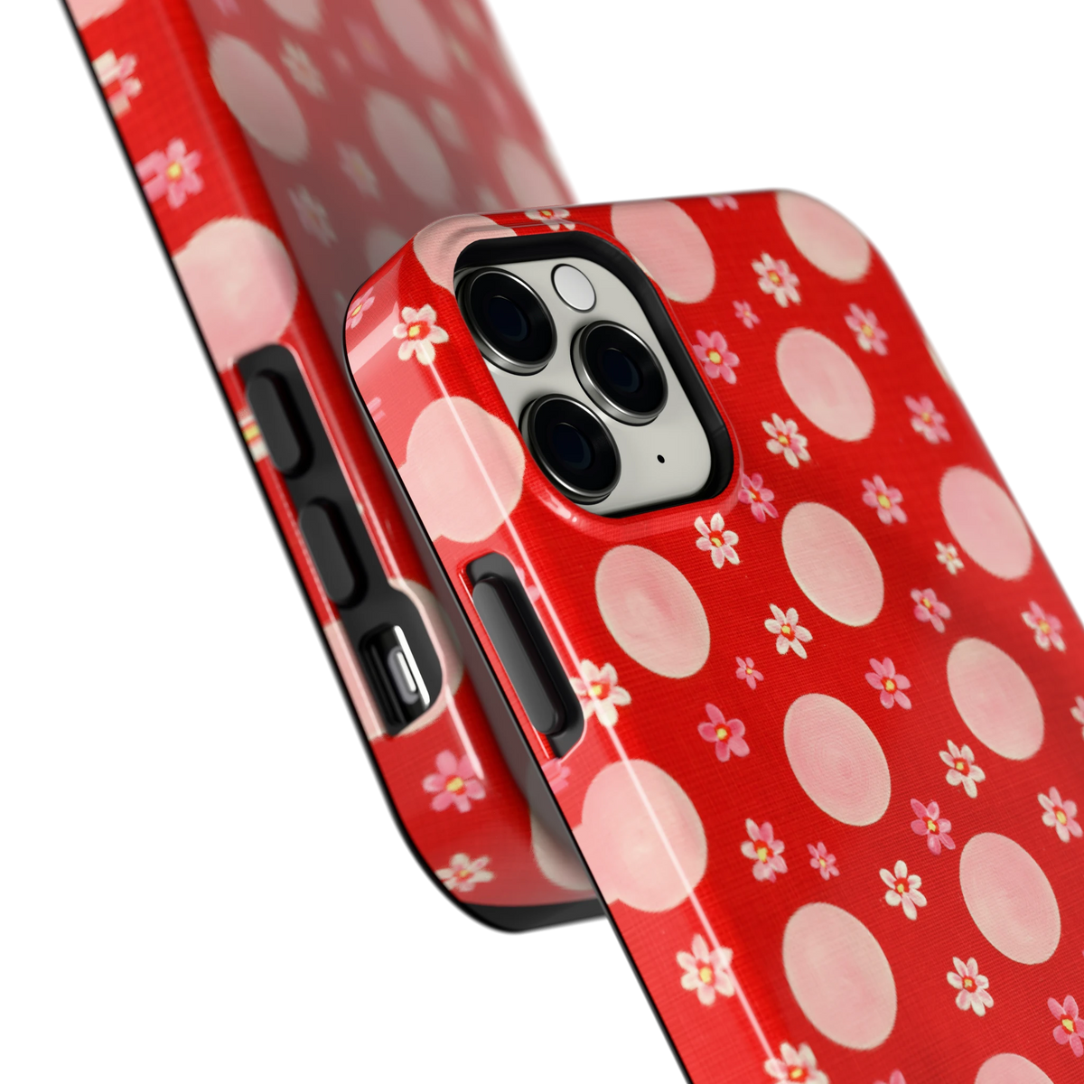 Madeliefjes en Stippen hoesje voor iPhone 11 Pro Max, close-up