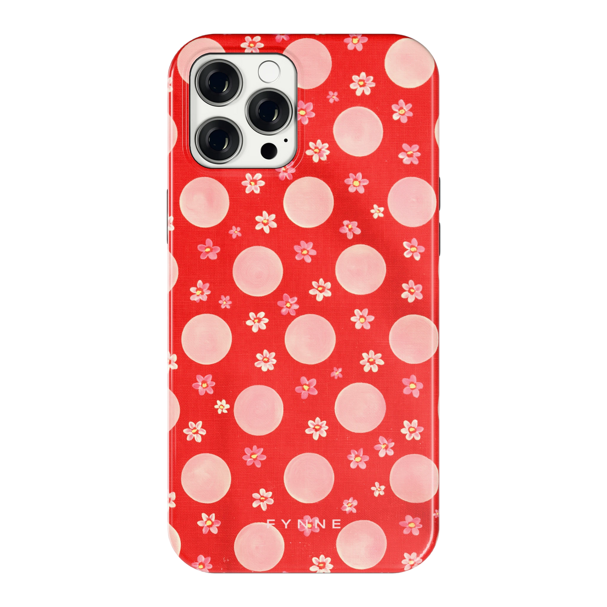 Madeliefjes en Stippen hoesje voor iPhone 12 Pro Max, achterkant