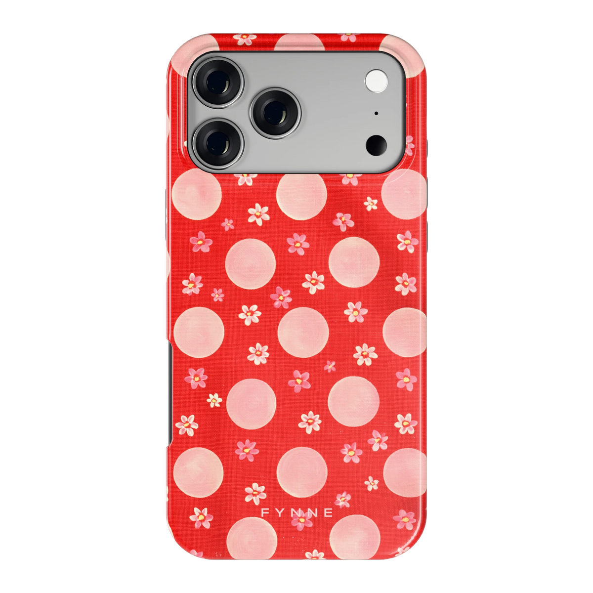 Madeliefjes en Stippen hoesje voor iPhone 17 Pro Max, achterkant