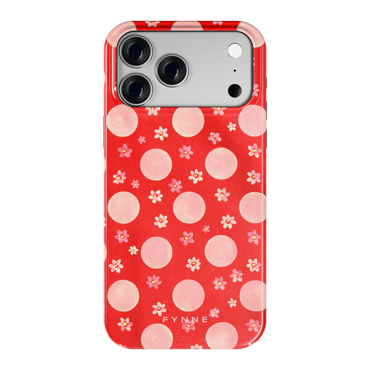 Madeliefjes en Stippen hoesje voor iPhone 18 Pro Max, achterkant