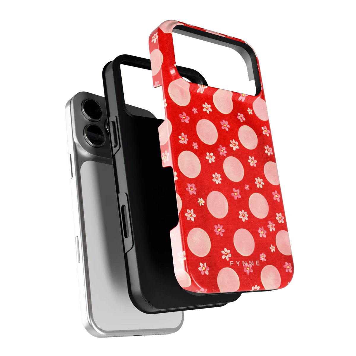 Madeliefjes en Stippen hoesje voor iPhone 18 Pro Max, los van de telefoon