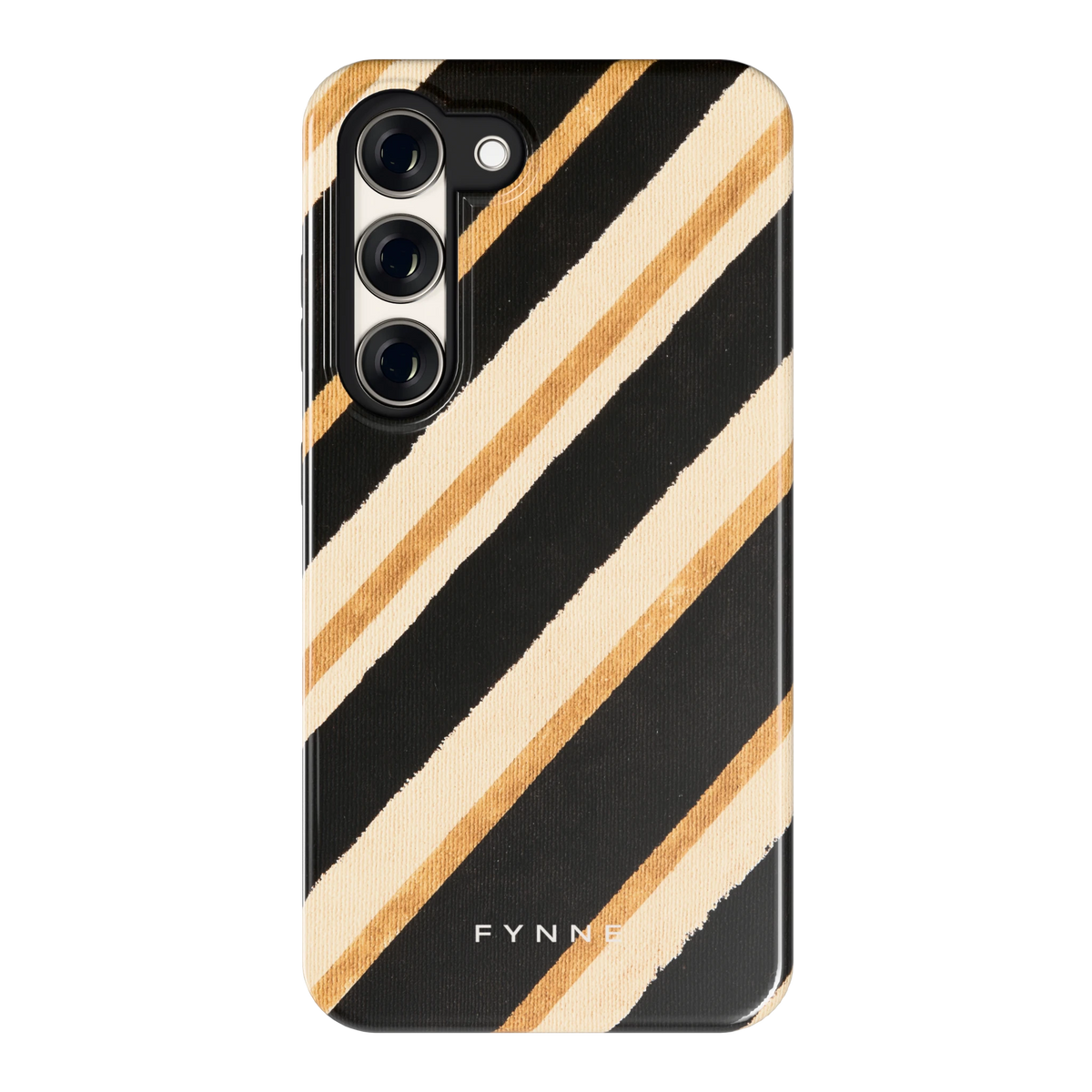 Diagonale Clubstrepen hoesje voor Galaxy S23, achterkant