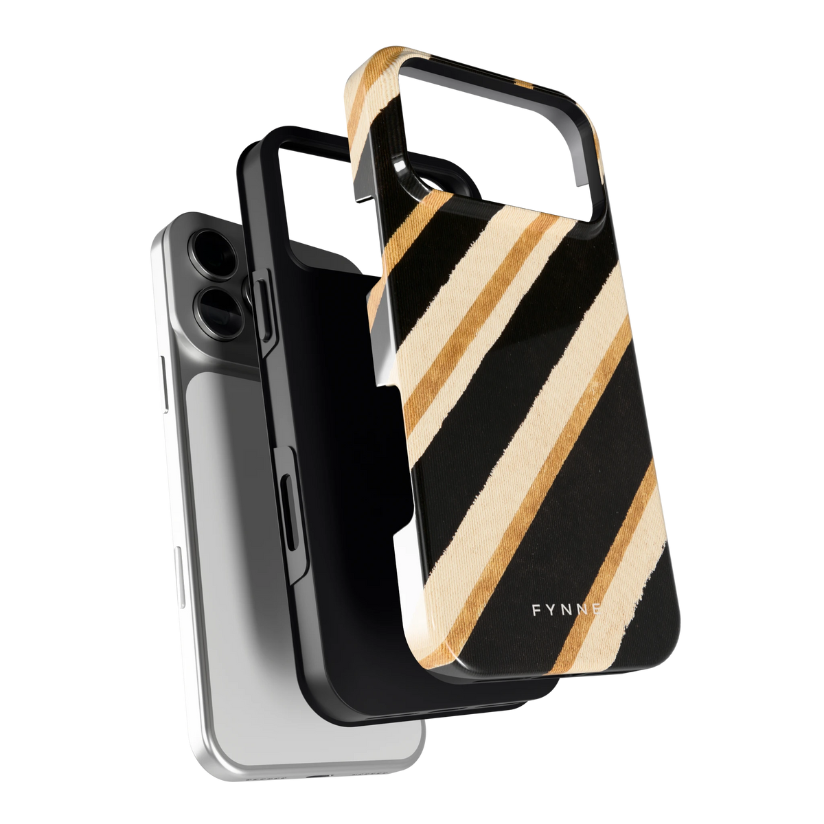 Diagonale Clubstrepen hoesje voor iPhone 18 Pro Max, los van de telefoon