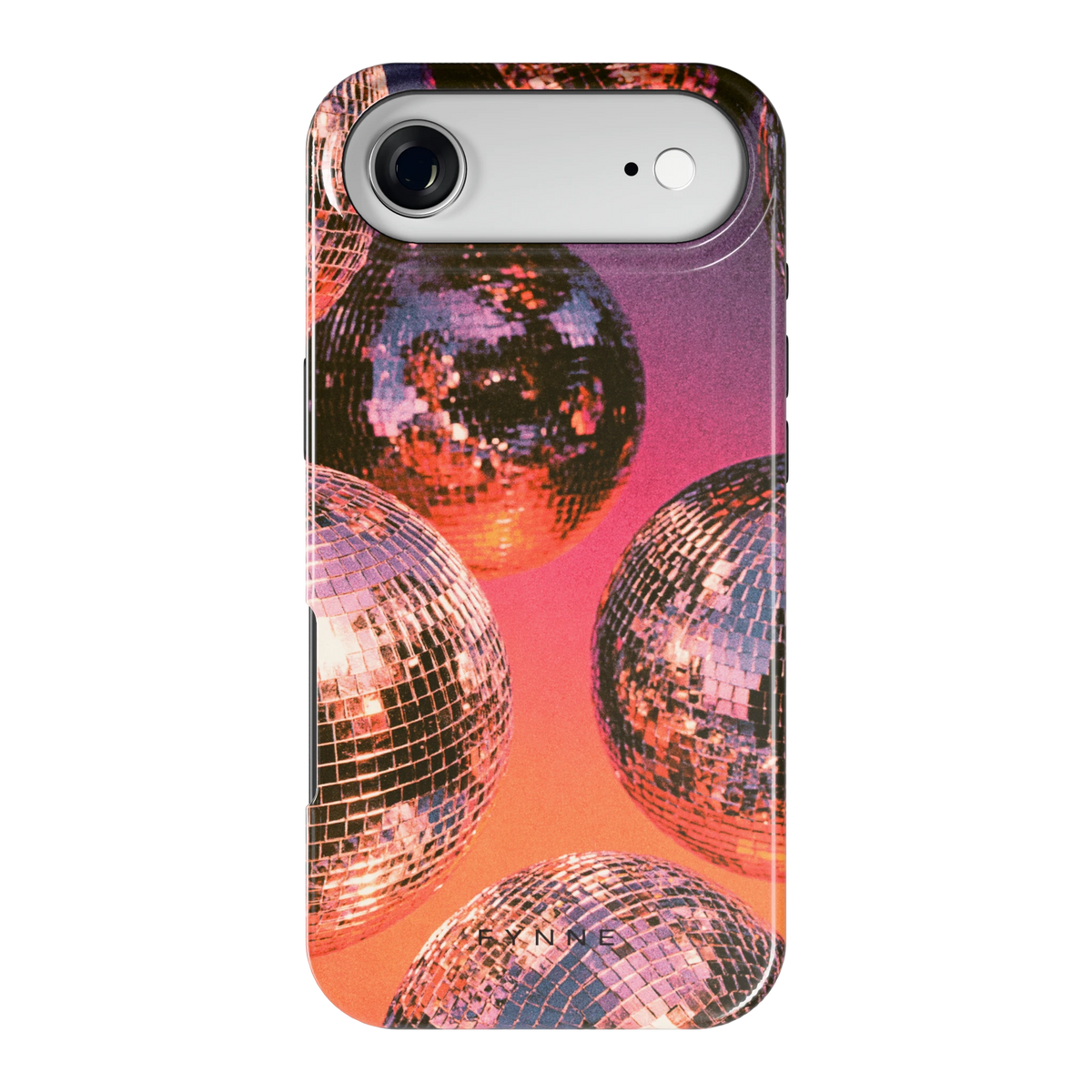 Discoballen Gloed hoesje voor iPhone Air, achterkant