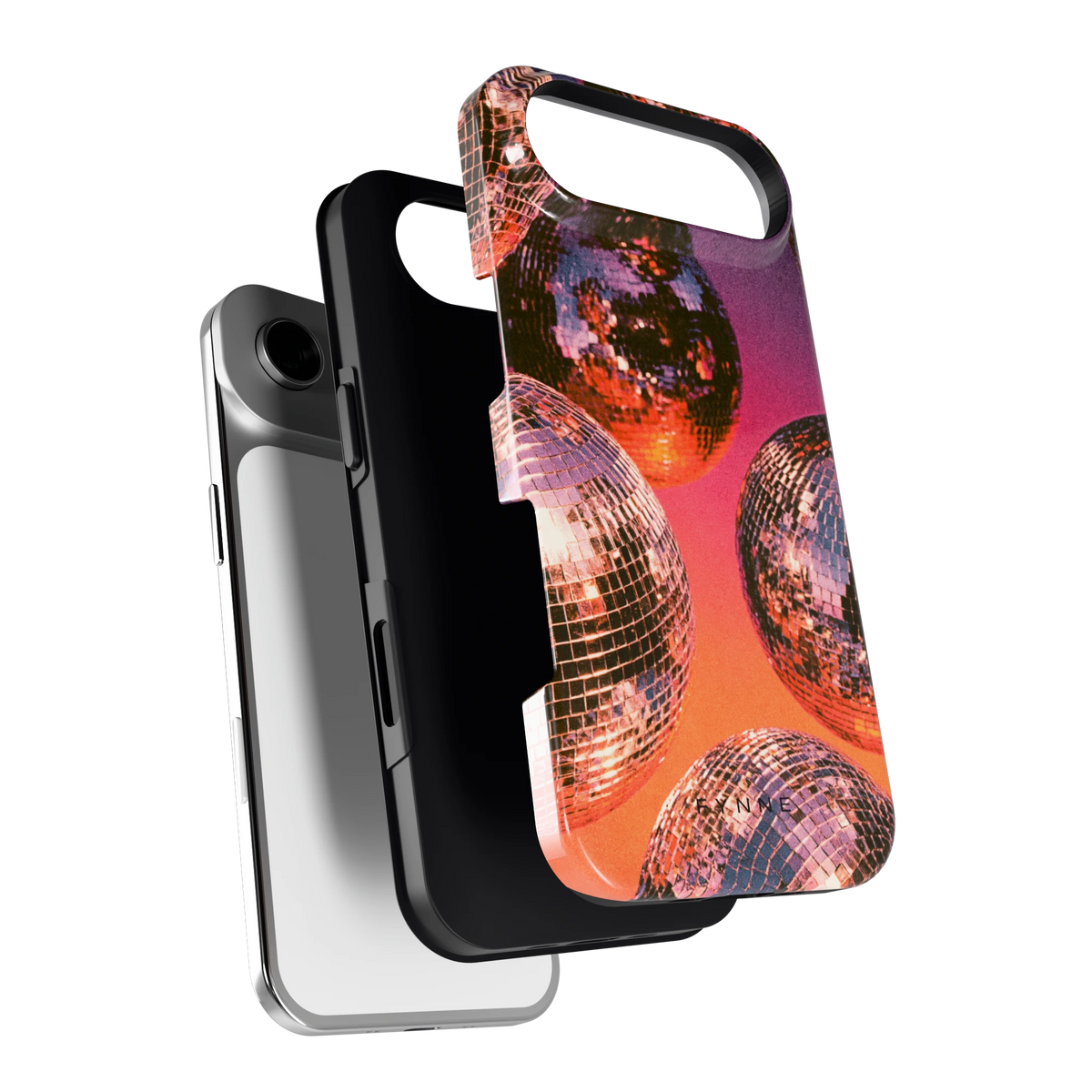 Discoballen Gloed hoesje voor iPhone Air, los van de telefoon
