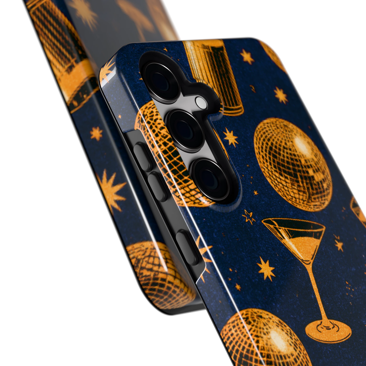 Disco Avond hoesje voor Galaxy S24+, close-up