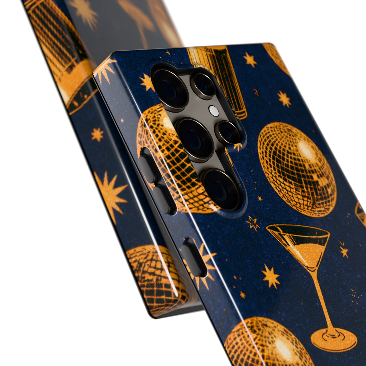 Disco Avond hoesje voor Galaxy S24 Ultra, close-up