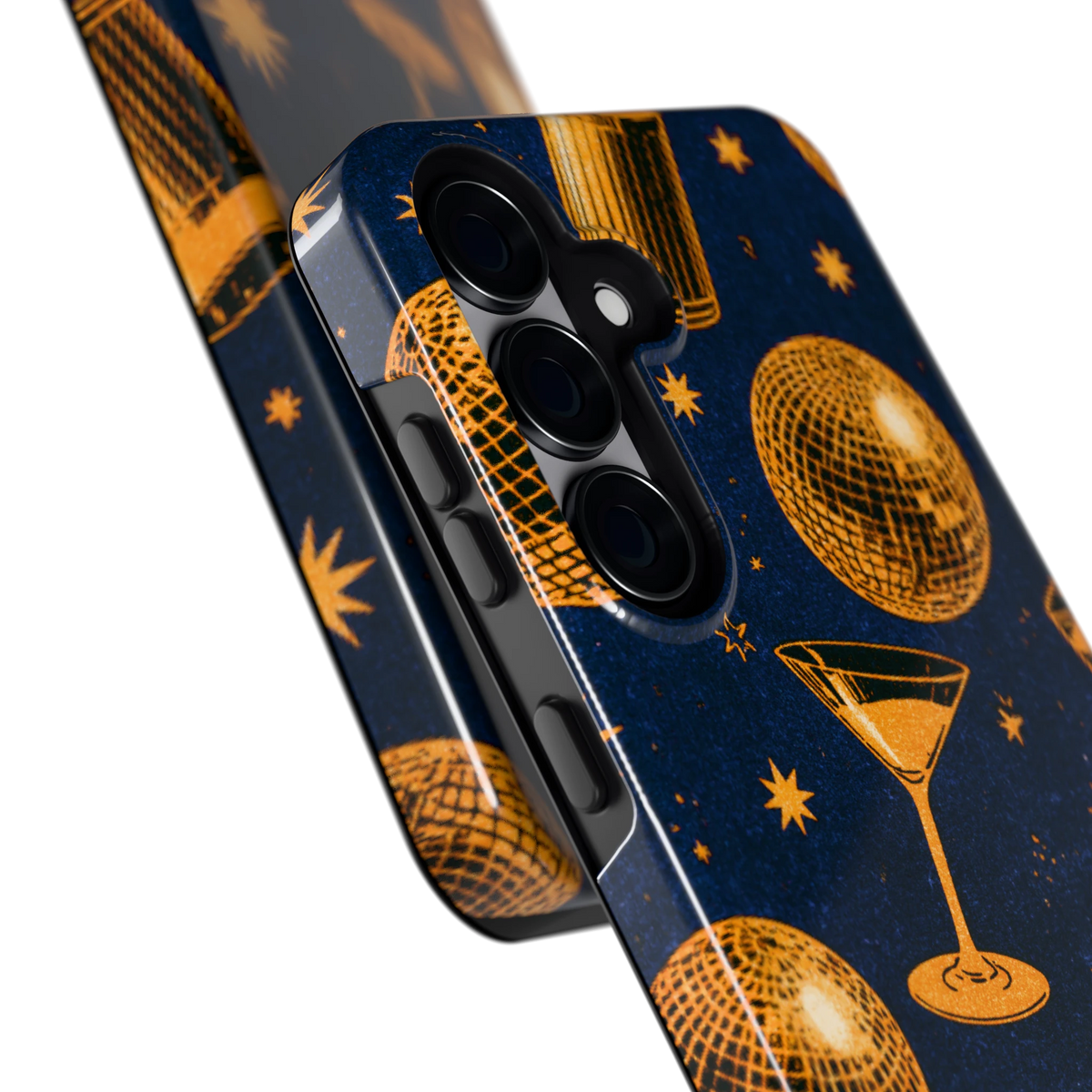 Disco Avond hoesje voor Galaxy S25, close-up
