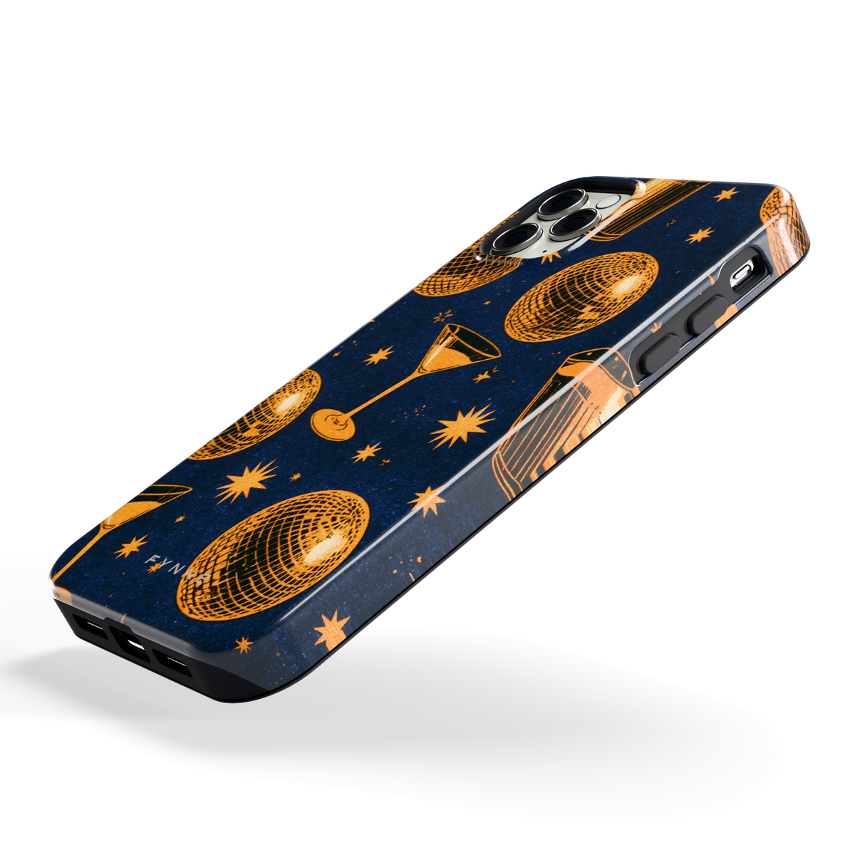 Disco Avond hoesje voor iPhone 11 Pro Max, schuin