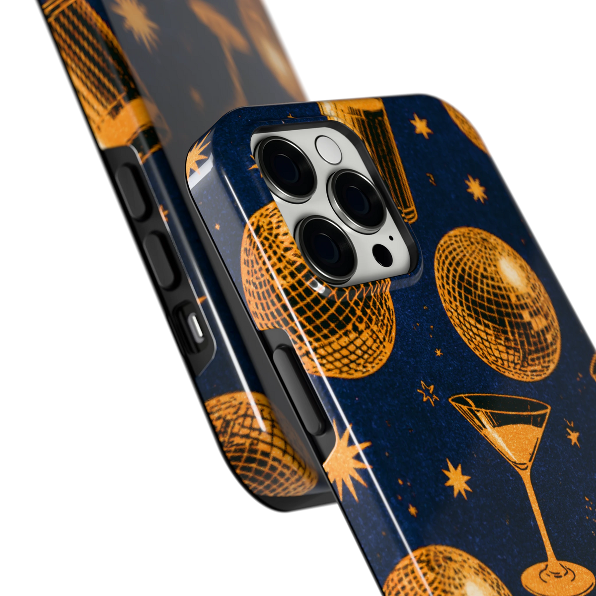Disco Avond hoesje voor iPhone 12 Pro Max, close-up
