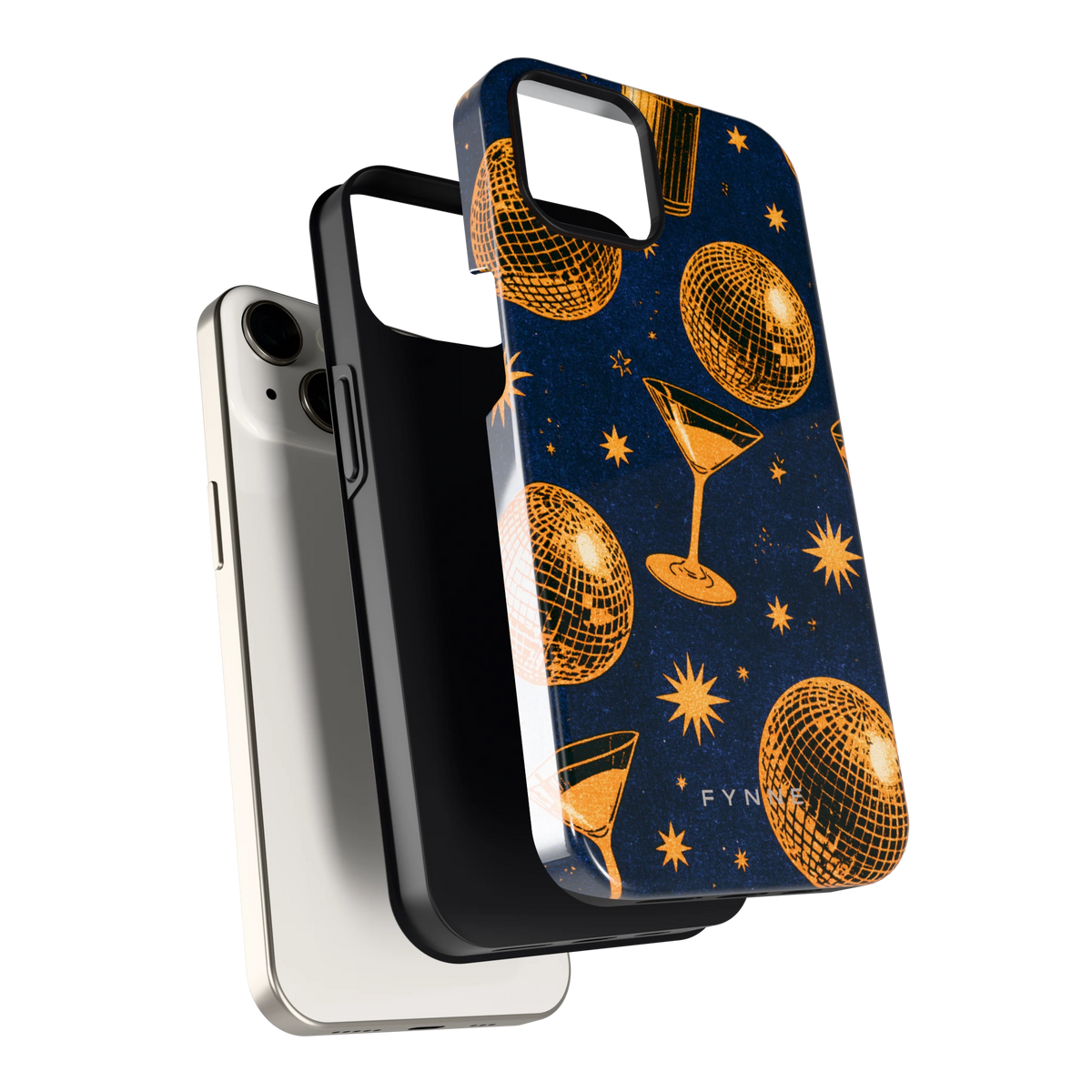 Disco Avond hoesje voor iPhone 13, los van de telefoon