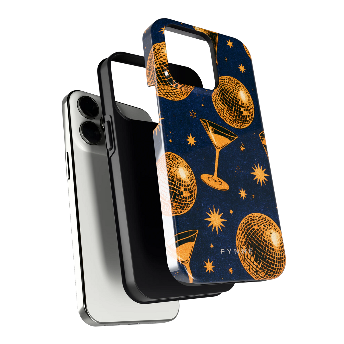Disco Avond hoesje voor iPhone 13 Pro, los van de telefoon