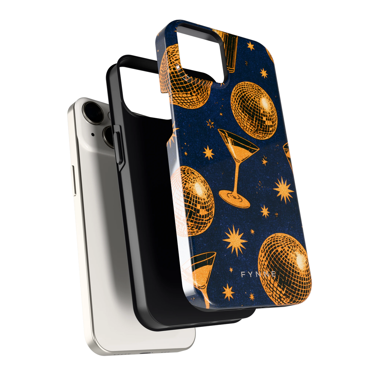 Disco Avond hoesje voor iPhone 14, los van de telefoon
