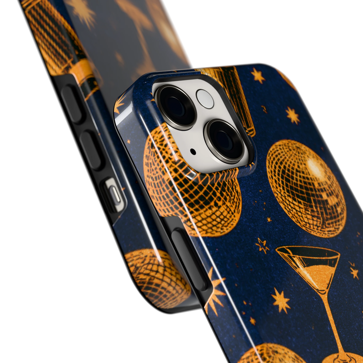 Disco Avond hoesje voor iPhone 14, close-up