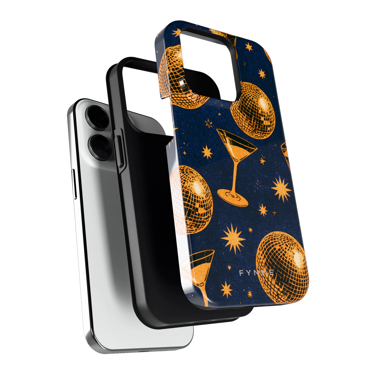 Disco Avond hoesje voor iPhone 14 Pro, los van de telefoon