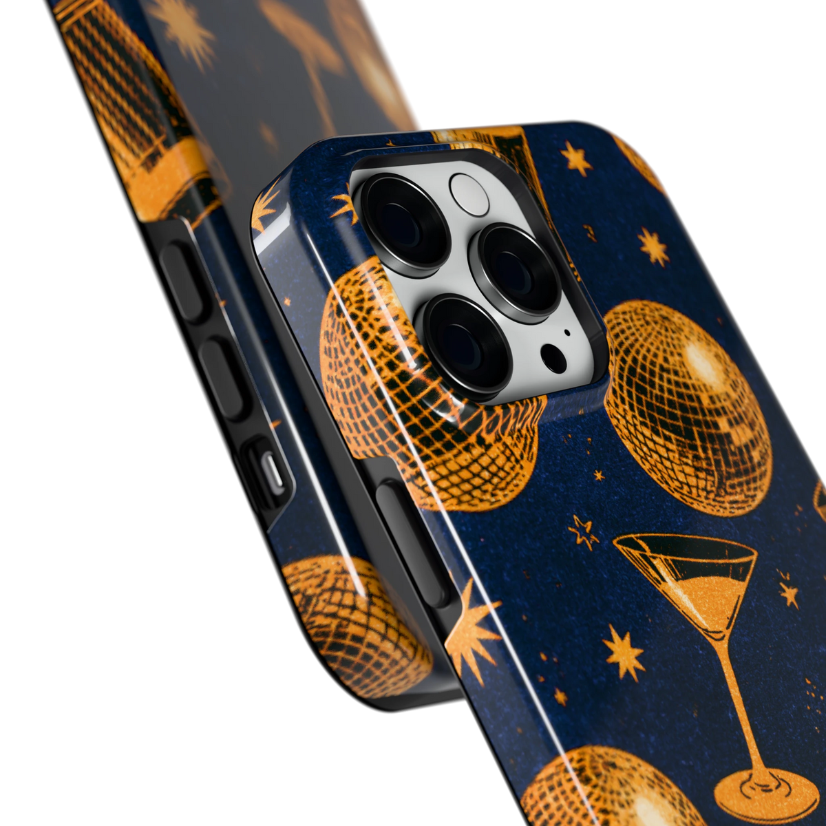 Disco Avond hoesje voor iPhone 14 Pro Max, close-up