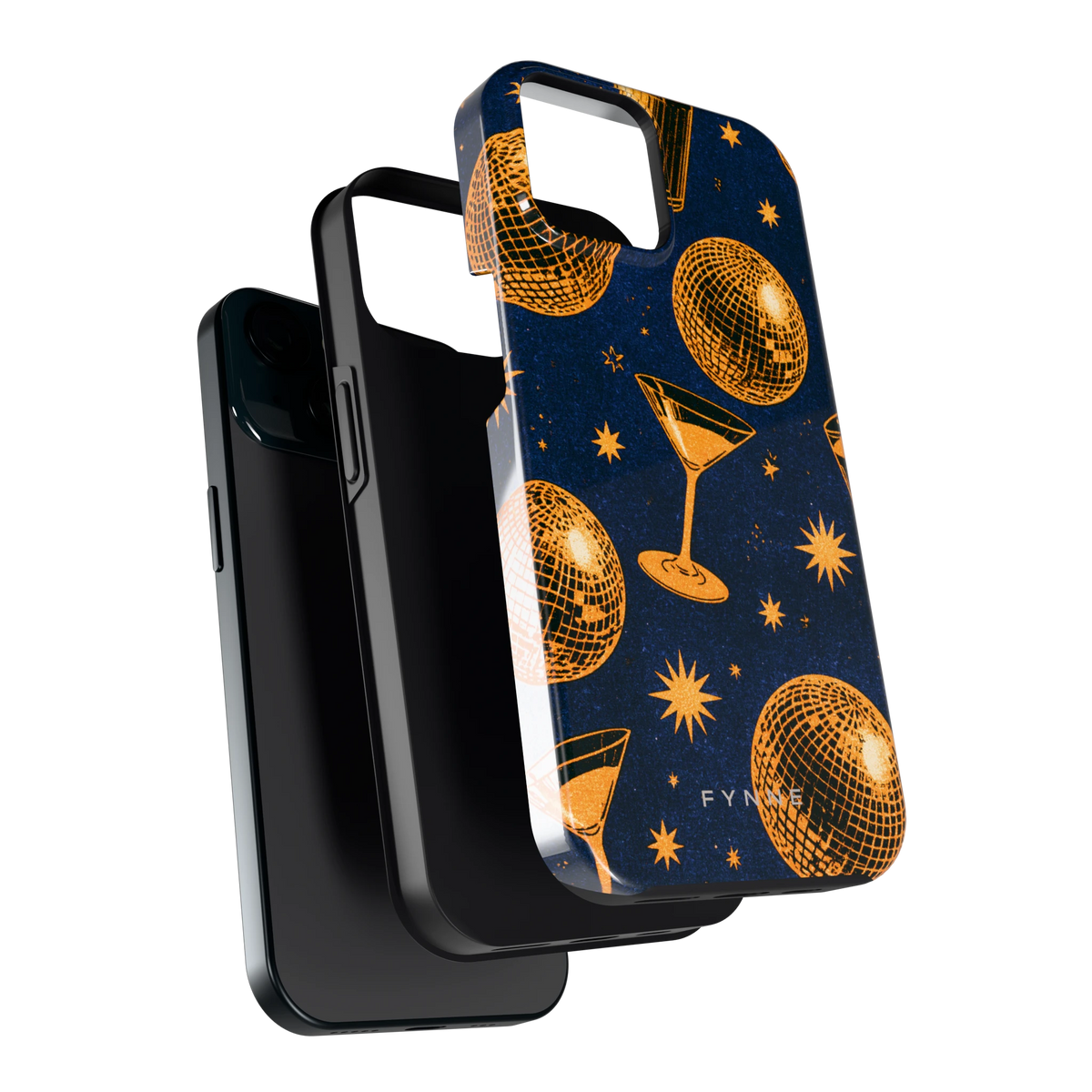 Disco Avond hoesje voor iPhone 15, los van de telefoon