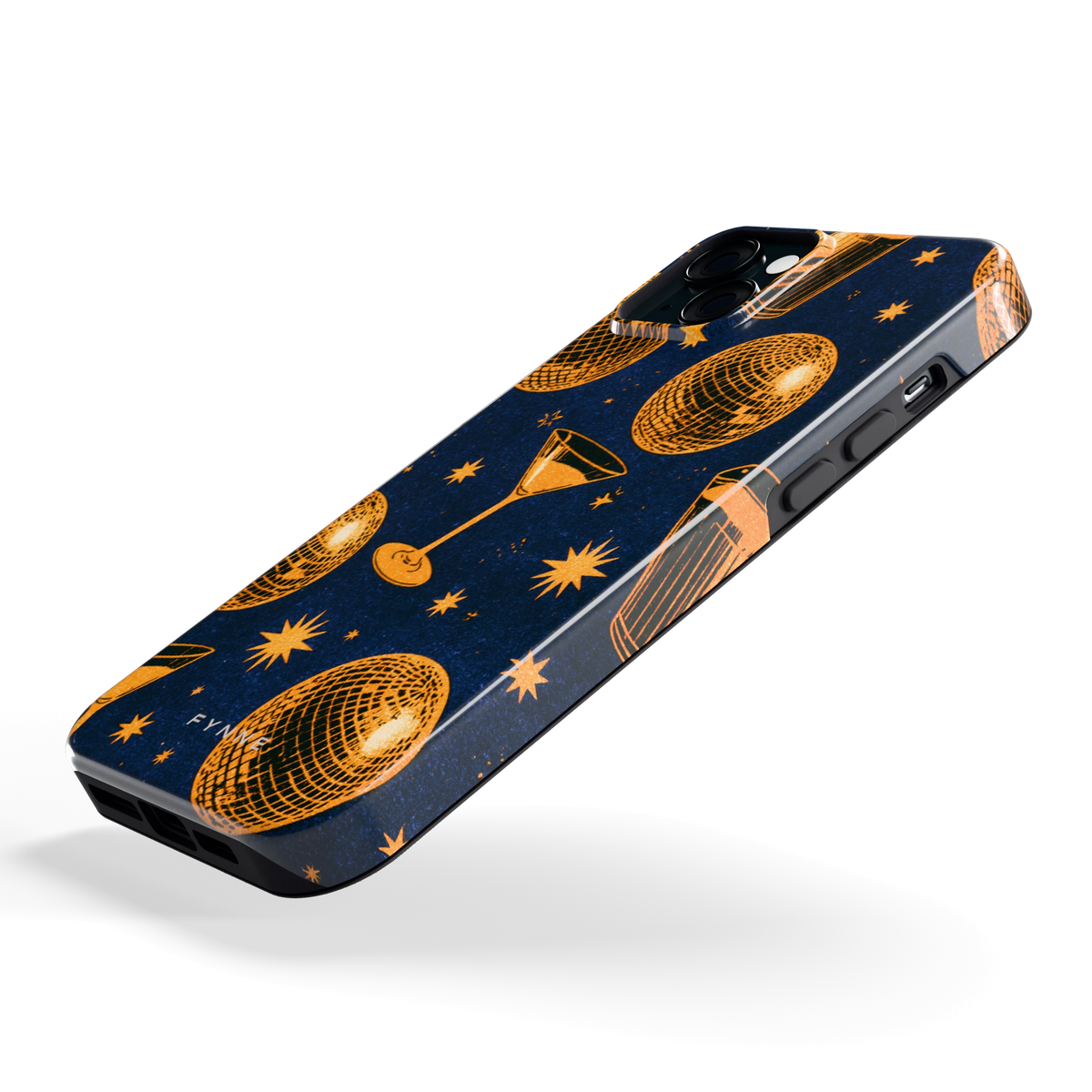 Disco Avond hoesje voor iPhone 15 Plus, schuin