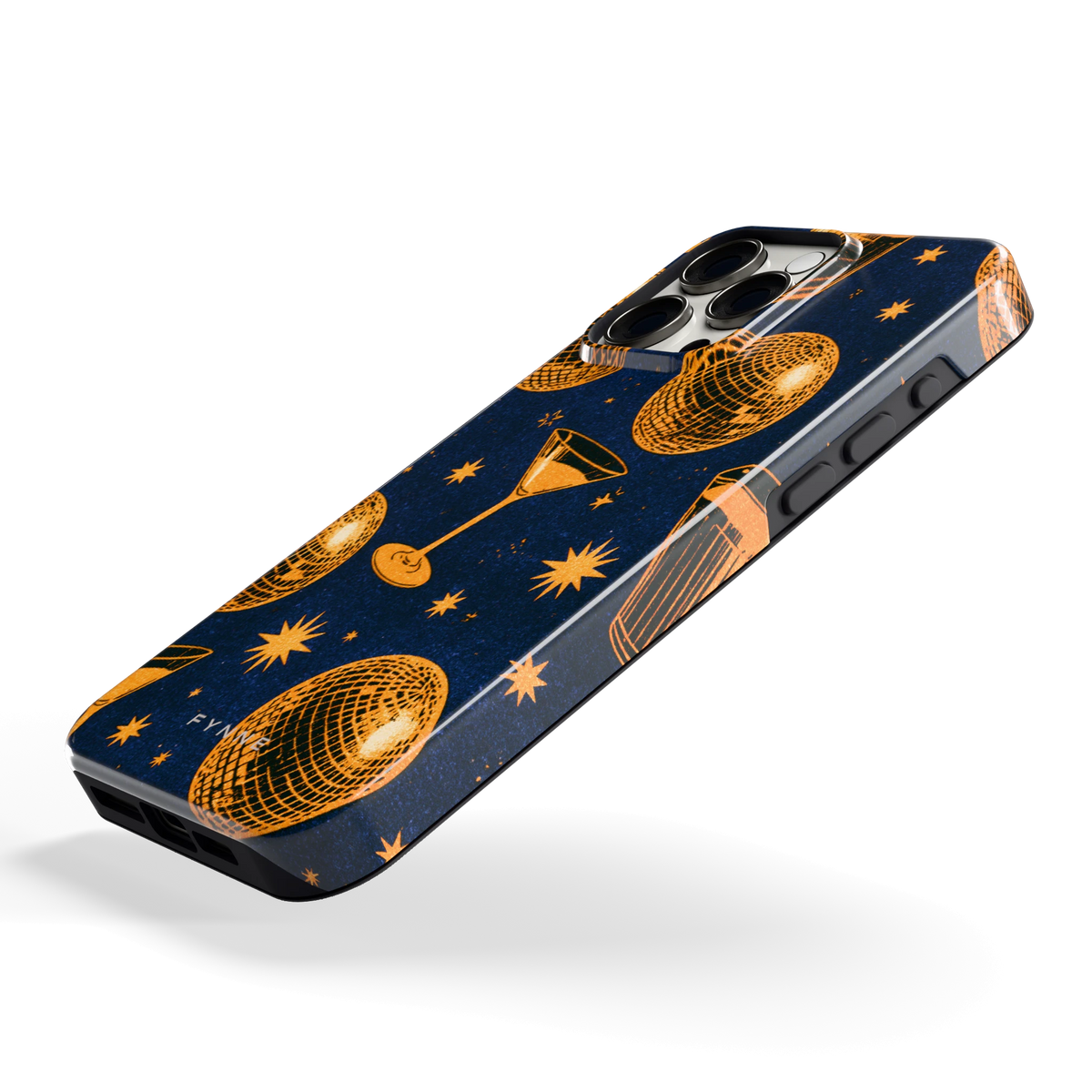 Disco Avond hoesje voor iPhone 15 Pro Max, schuin