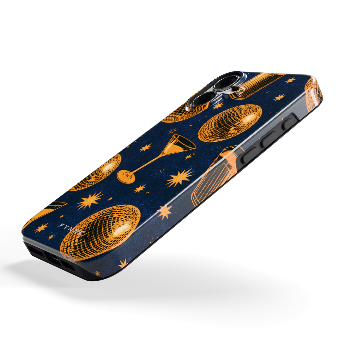 Disco Avond hoesje voor iPhone 16 Plus, schuin
