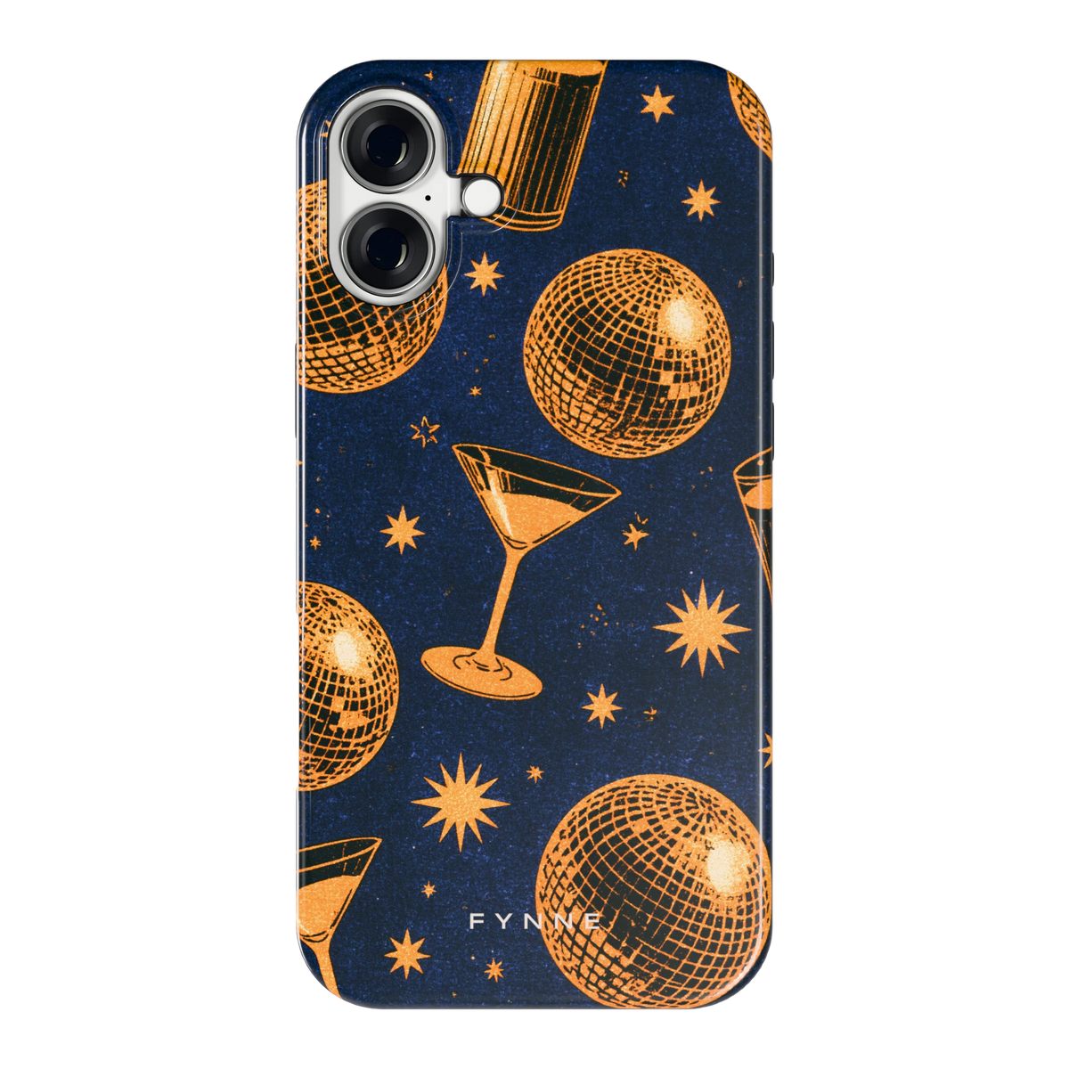 Disco Avond hoesje voor iPhone 16 Plus, achterkant