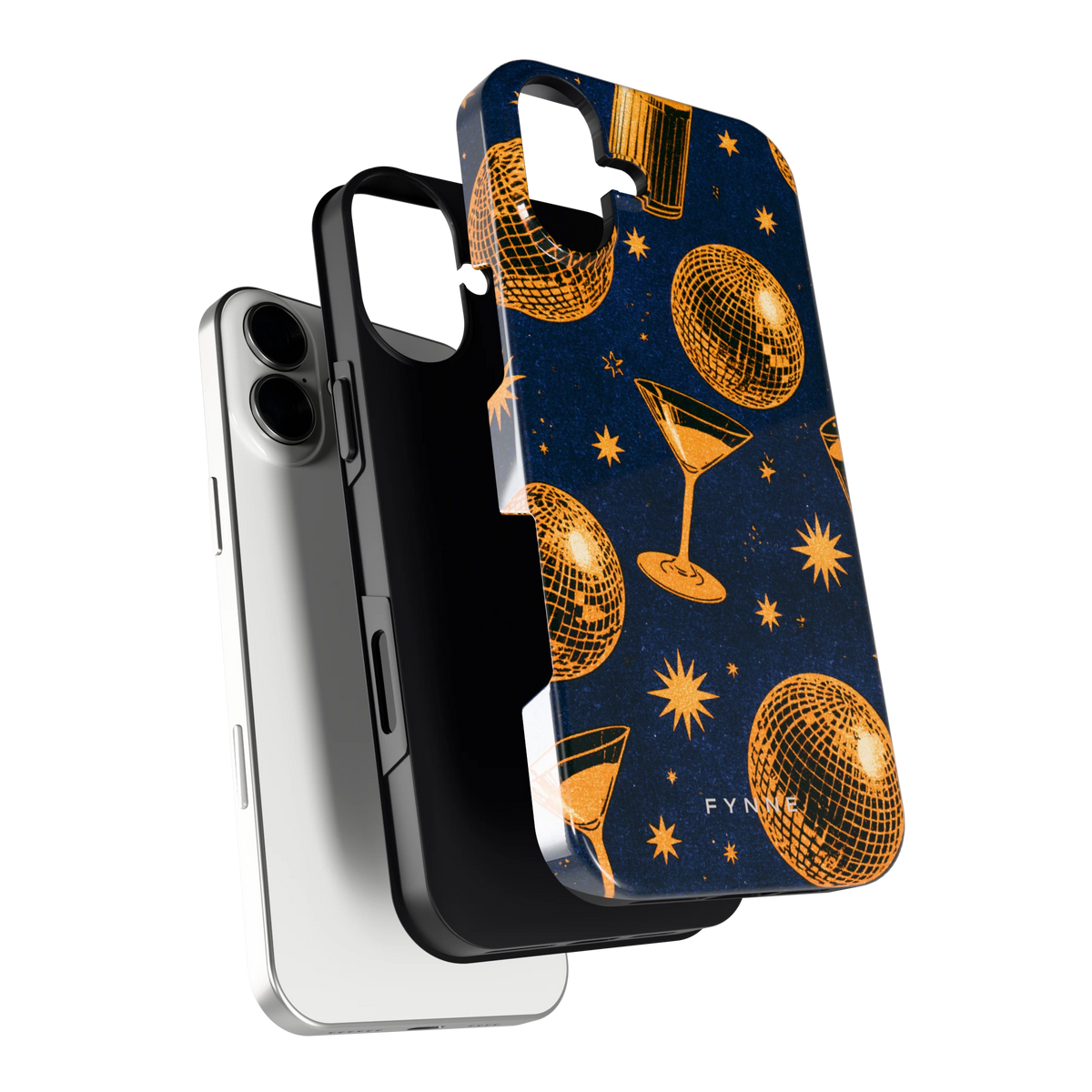 Disco Avond hoesje voor iPhone 16 Plus, los van de telefoon