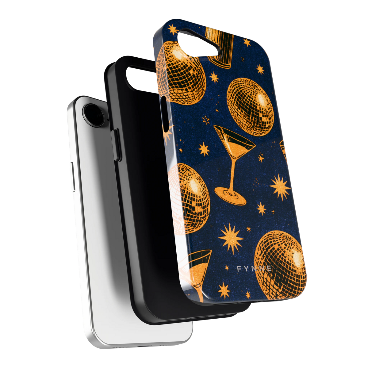 Disco Avond hoesje voor iPhone 16e, los van de telefoon