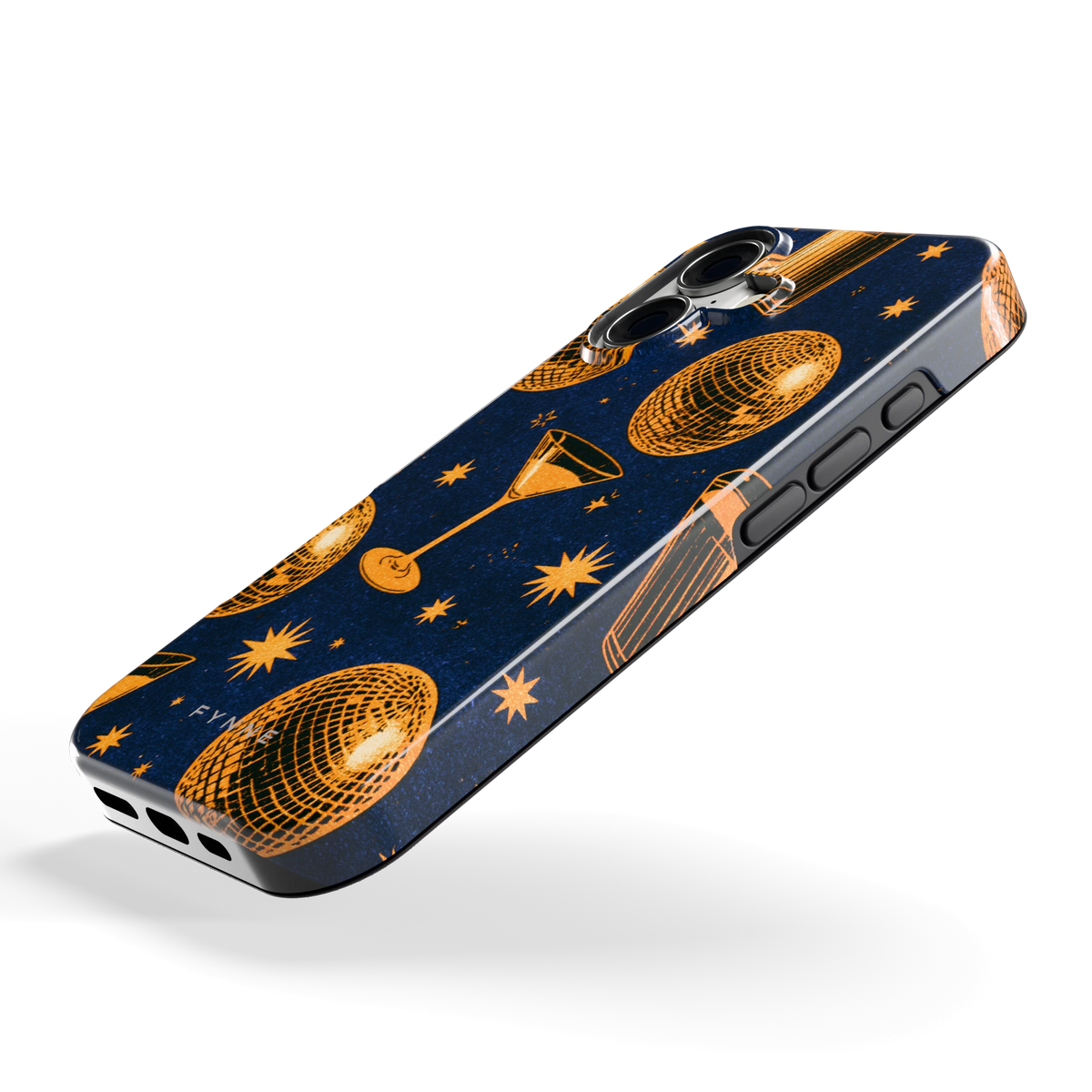 Disco Avond hoesje voor iPhone 17, schuin