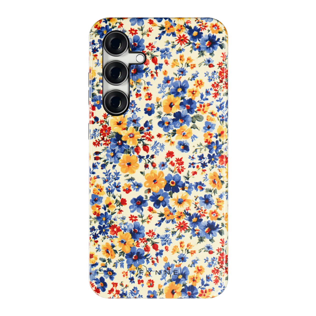 Bloemenweide hoesje voor Galaxy S24 FE, achterkant
