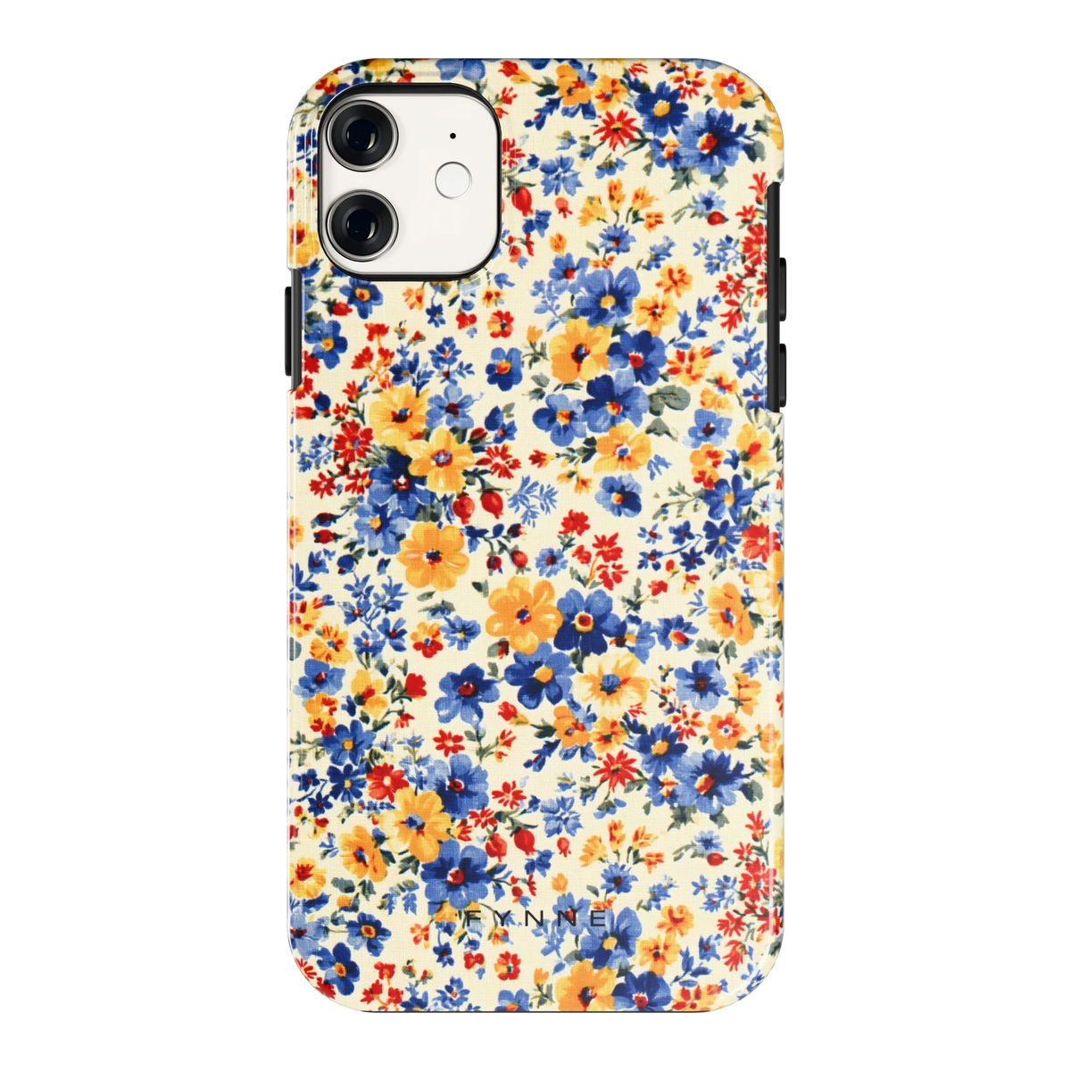 Bloemenweide hoesje voor iPhone 11, achterkant