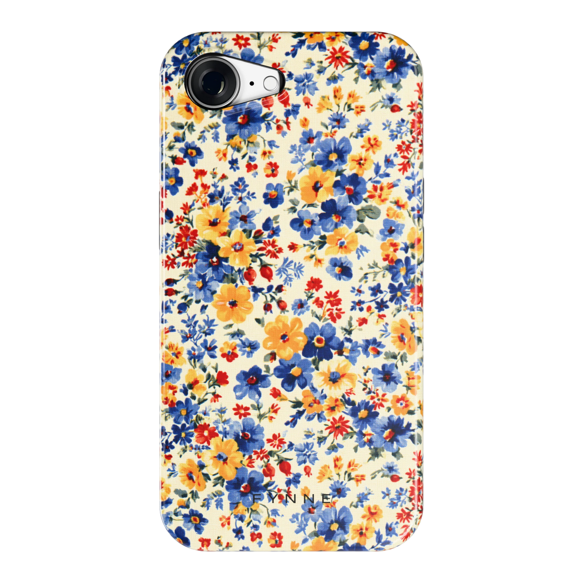 Bloemenweide hoesje voor iPhone 16e, achterkant
