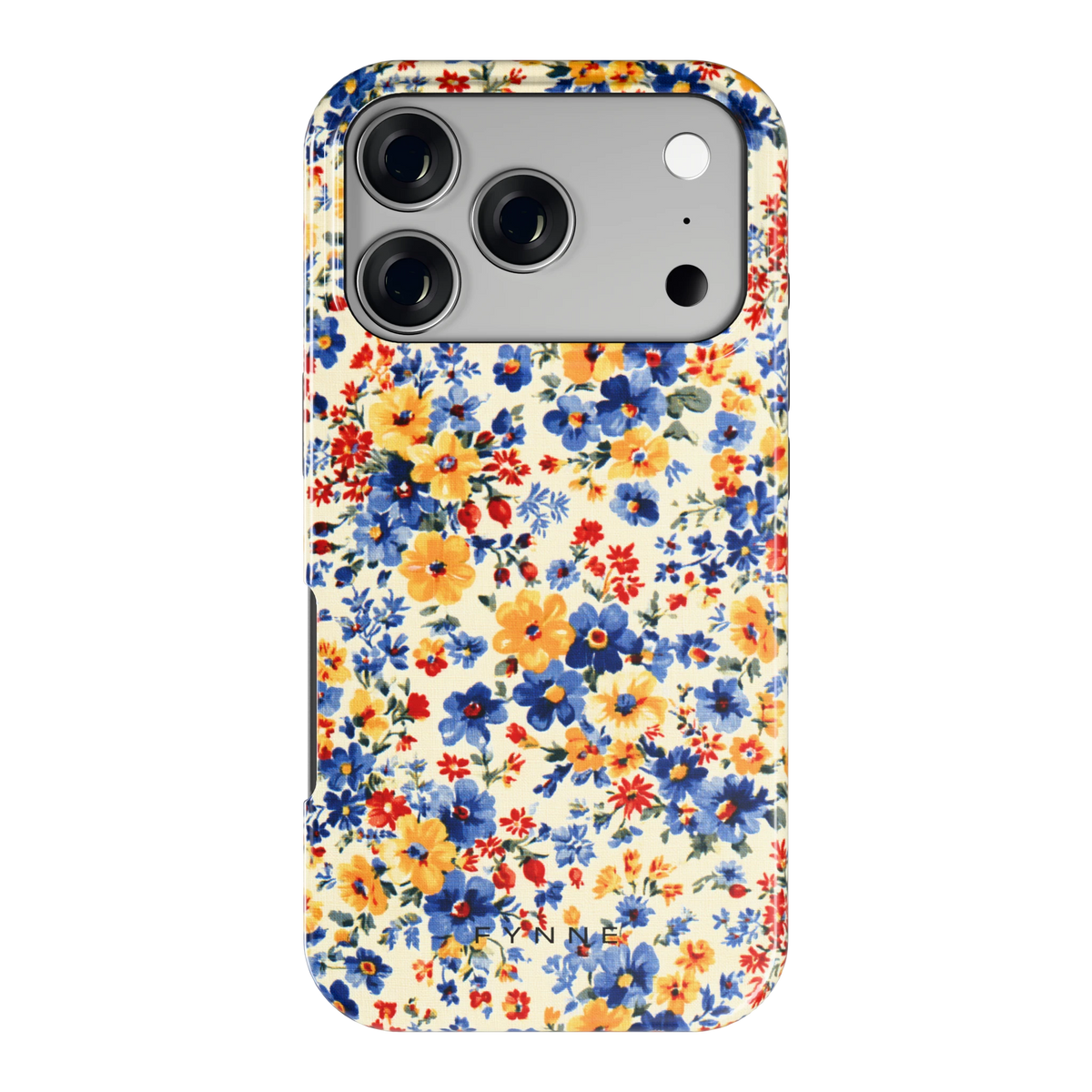 Bloemenweide hoesje voor iPhone 17 Pro, achterkant