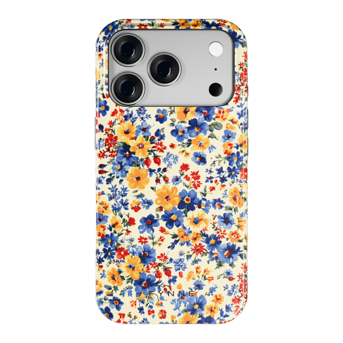 Bloemenweide hoesje voor iPhone 18 Pro, achterkant