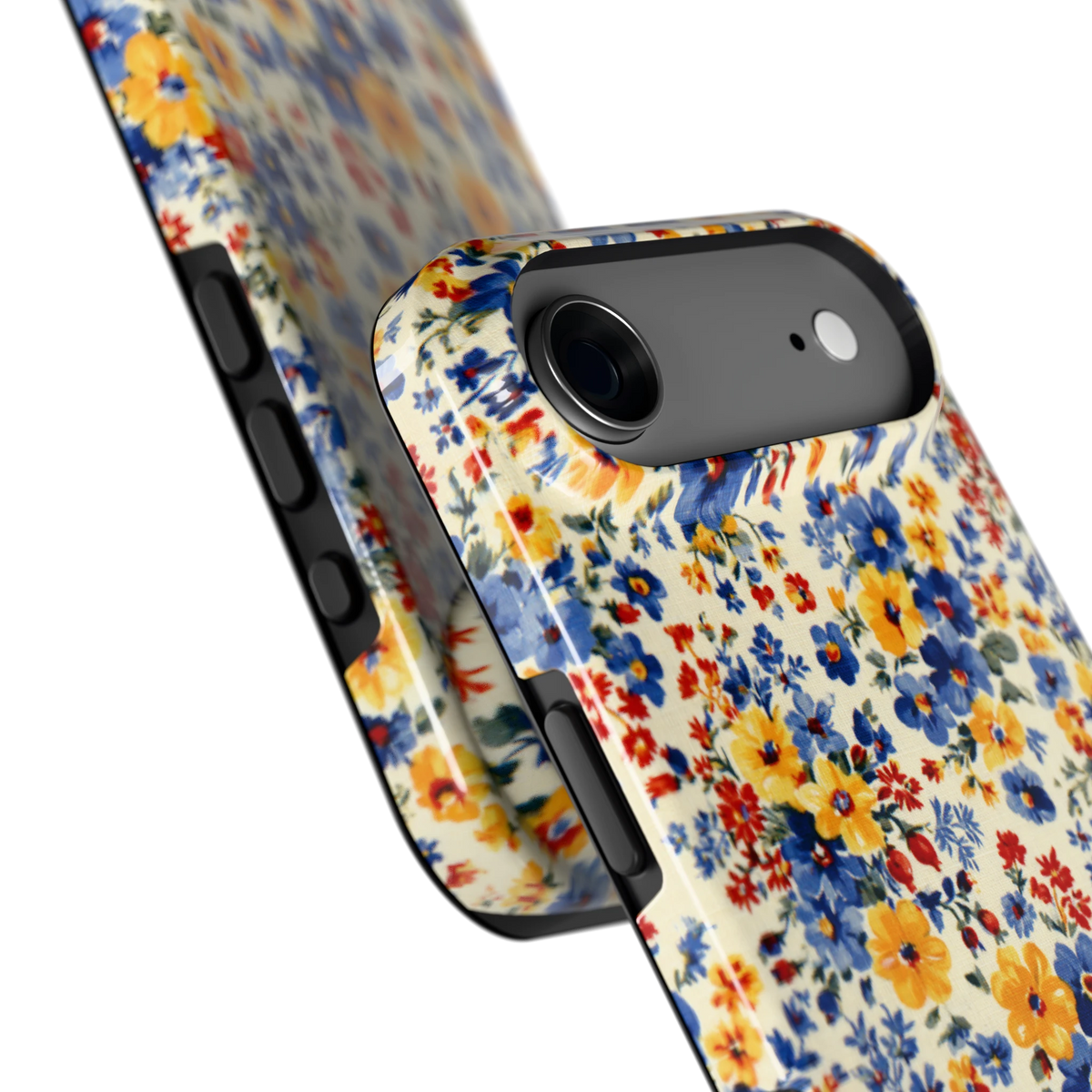Bloemenweide hoesje voor iPhone Air, close-up
