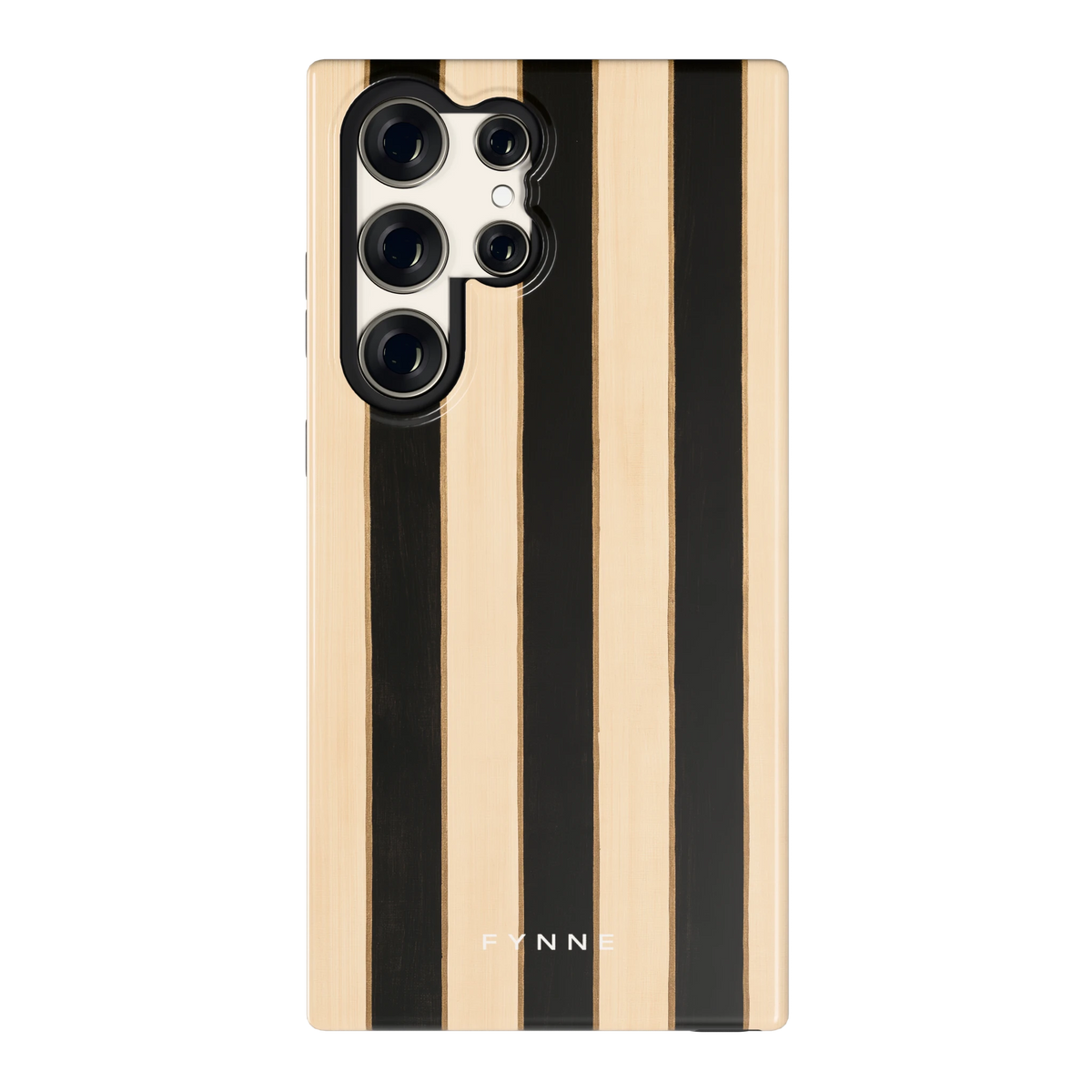 Ebbenhout Strepen hoesje voor Galaxy S23 Ultra, achterkant