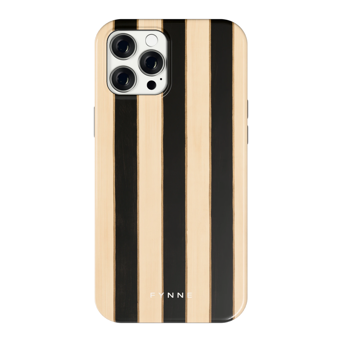 Ebbenhout Strepen hoesje voor iPhone 12 Pro Max, achterkant