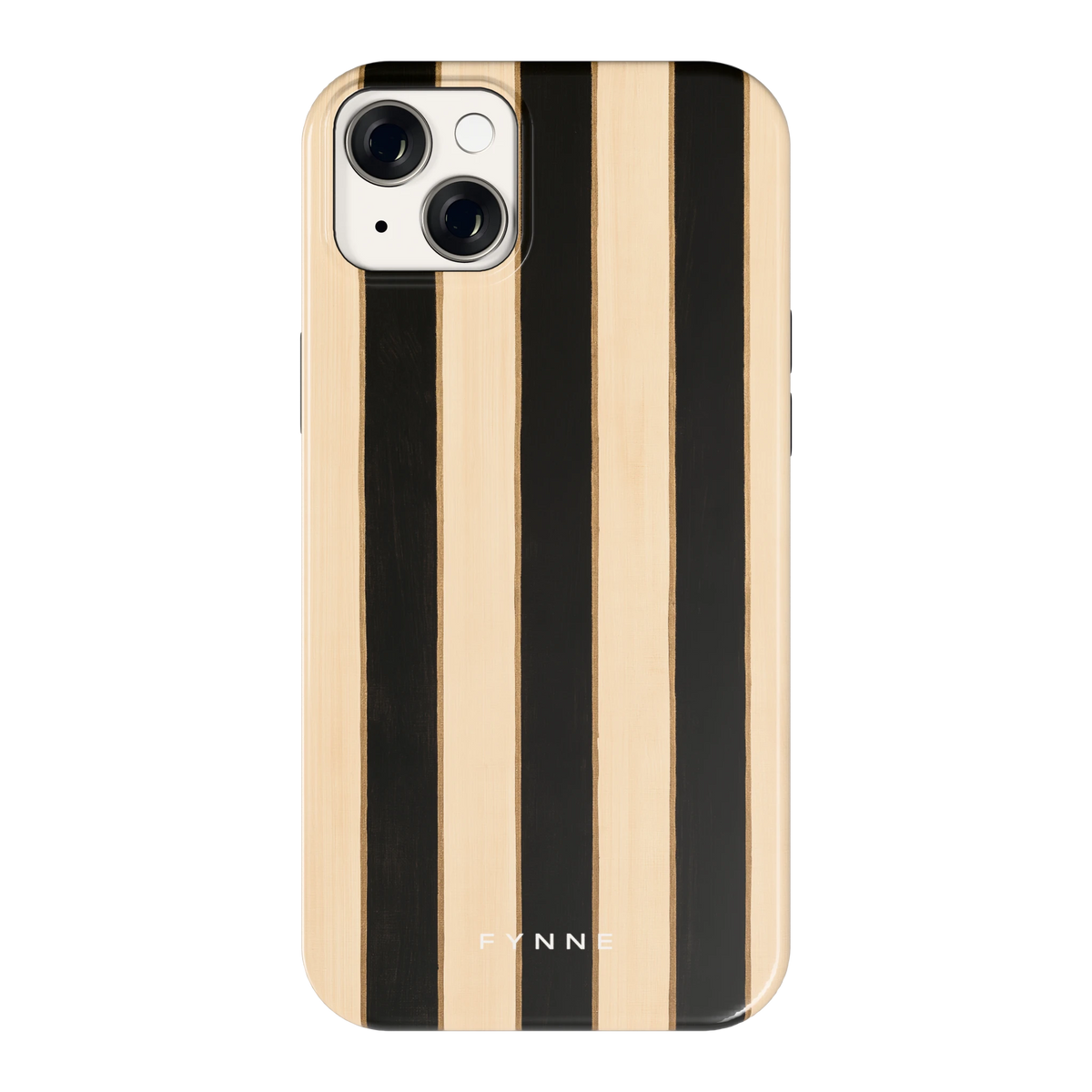 Ebbenhout Strepen hoesje voor iPhone 14 Plus, achterkant