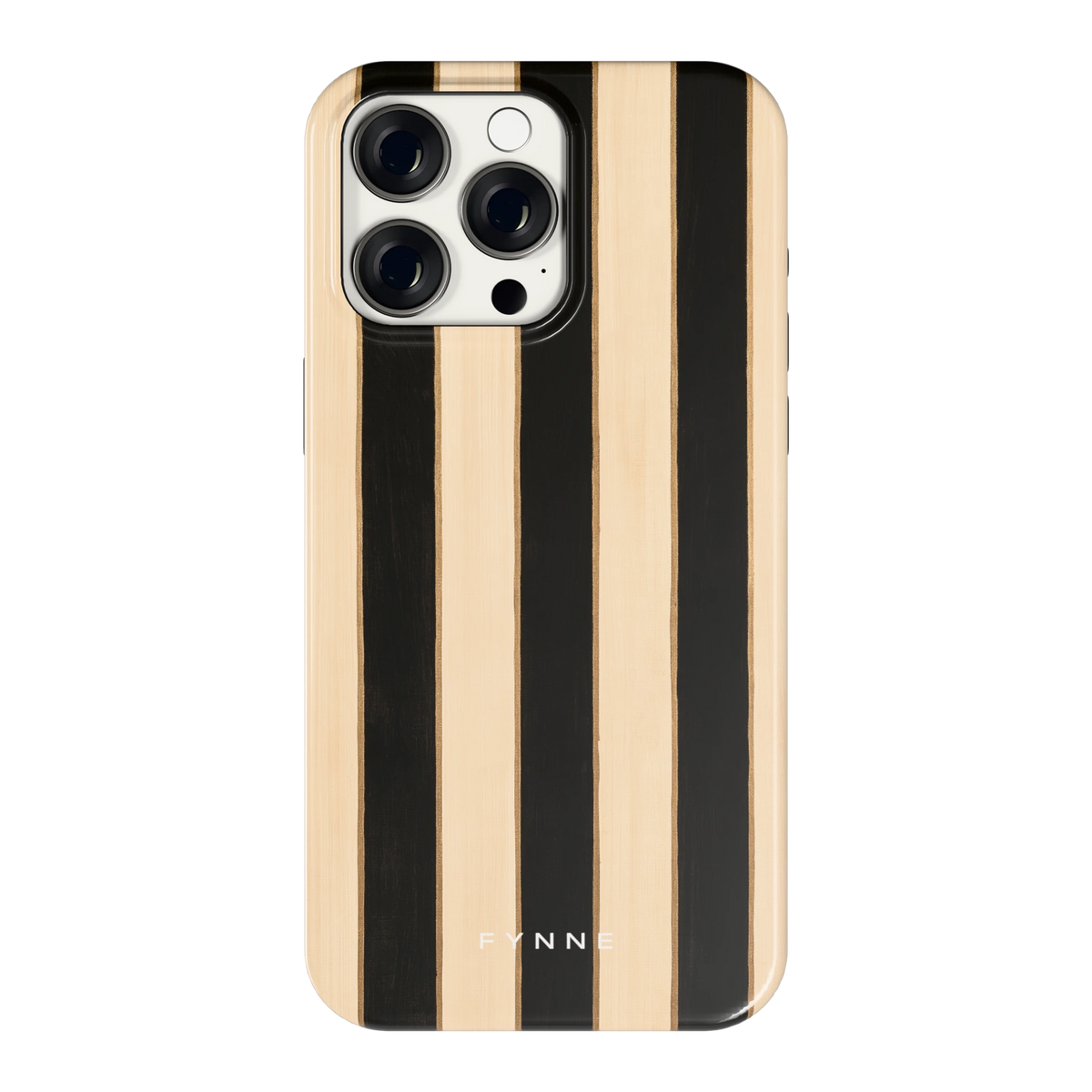 Ebbenhout Strepen hoesje voor iPhone 15 Pro Max, achterkant