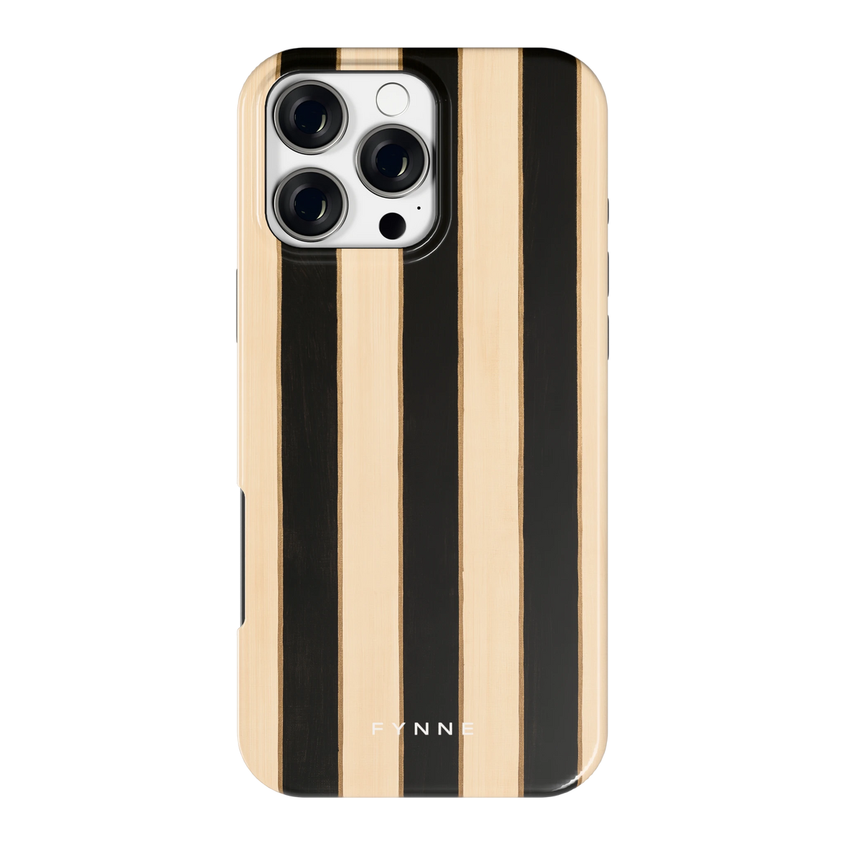 Ebbenhout Strepen hoesje voor iPhone 16 Pro Max, achterkant