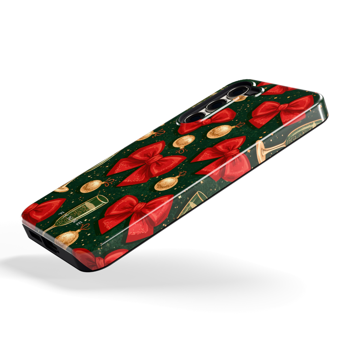 Strikken en bubbels hoesje voor Galaxy S23+, schuin