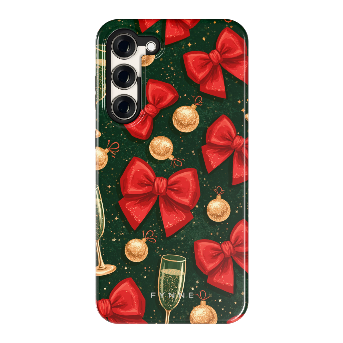 Strikken en bubbels hoesje voor Galaxy S23+, achterkant