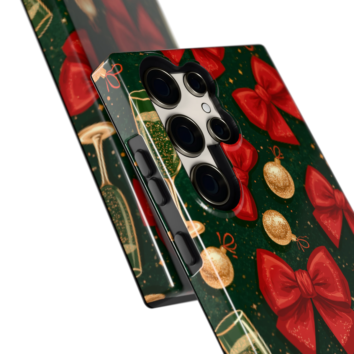 Strikken en bubbels hoesje voor Galaxy S23 Ultra, close-up